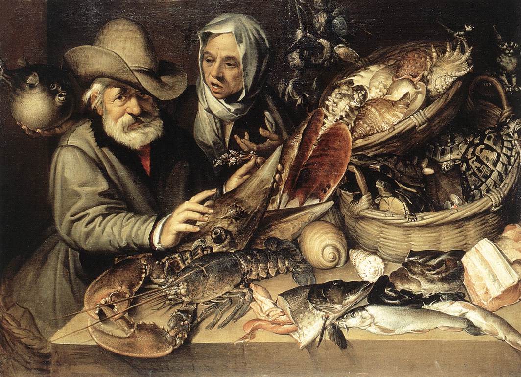 PASSEROTTI, Bartolomeo The Fishmonger's Shop agf